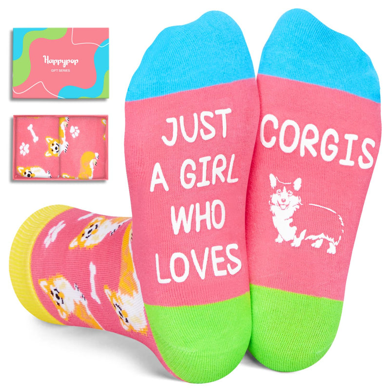 Corgi Lover Socks – Funny Dog Socks for Girls | 