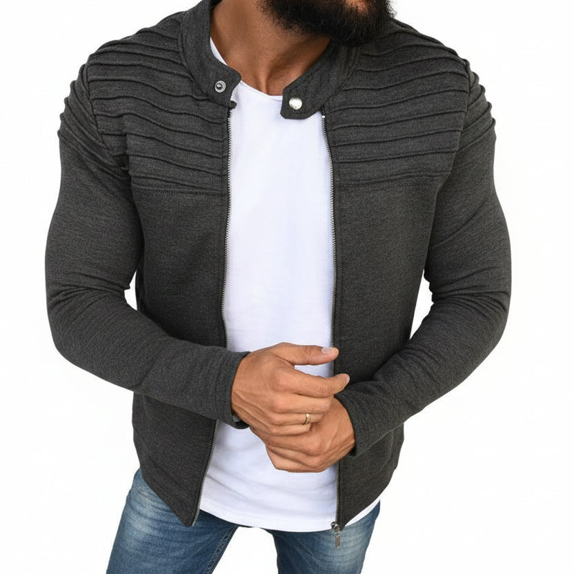 Men's Cotton-Blend Structured Full-Zip Jacket with Collar - Trusted Best Sellers™. All Rights Reserved. Trusted Best Sellers LLC.