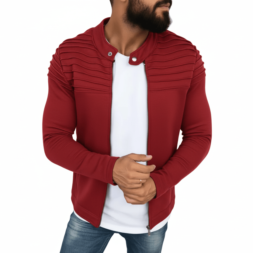 Men's Cotton-Blend Structured Full-Zip Jacket with Collar - Trusted Best Sellers™. All Rights Reserved. Trusted Best Sellers LLC.