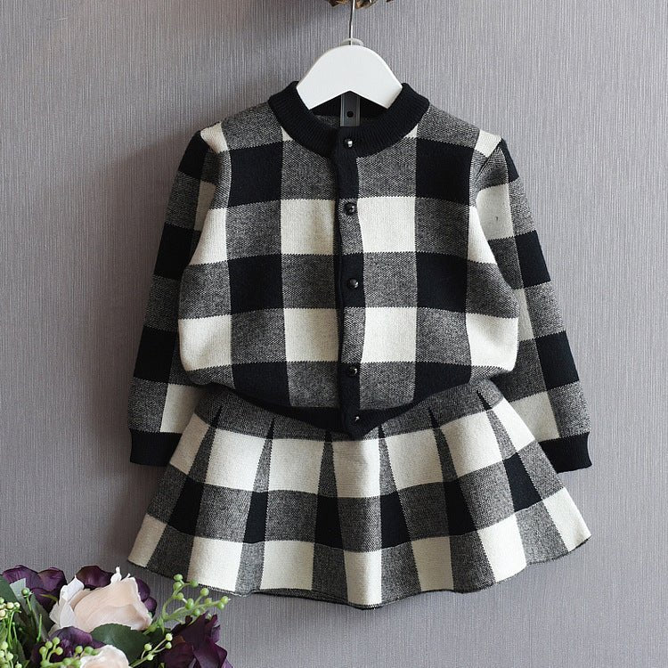 2020 Spring Korean Style Girls' Plaid Jacket Set - Trusted Best Sellers™