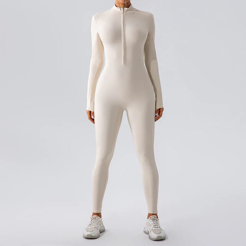 Fleece-Lined Yoga Jumpsuit - Trusted Best Sellers™