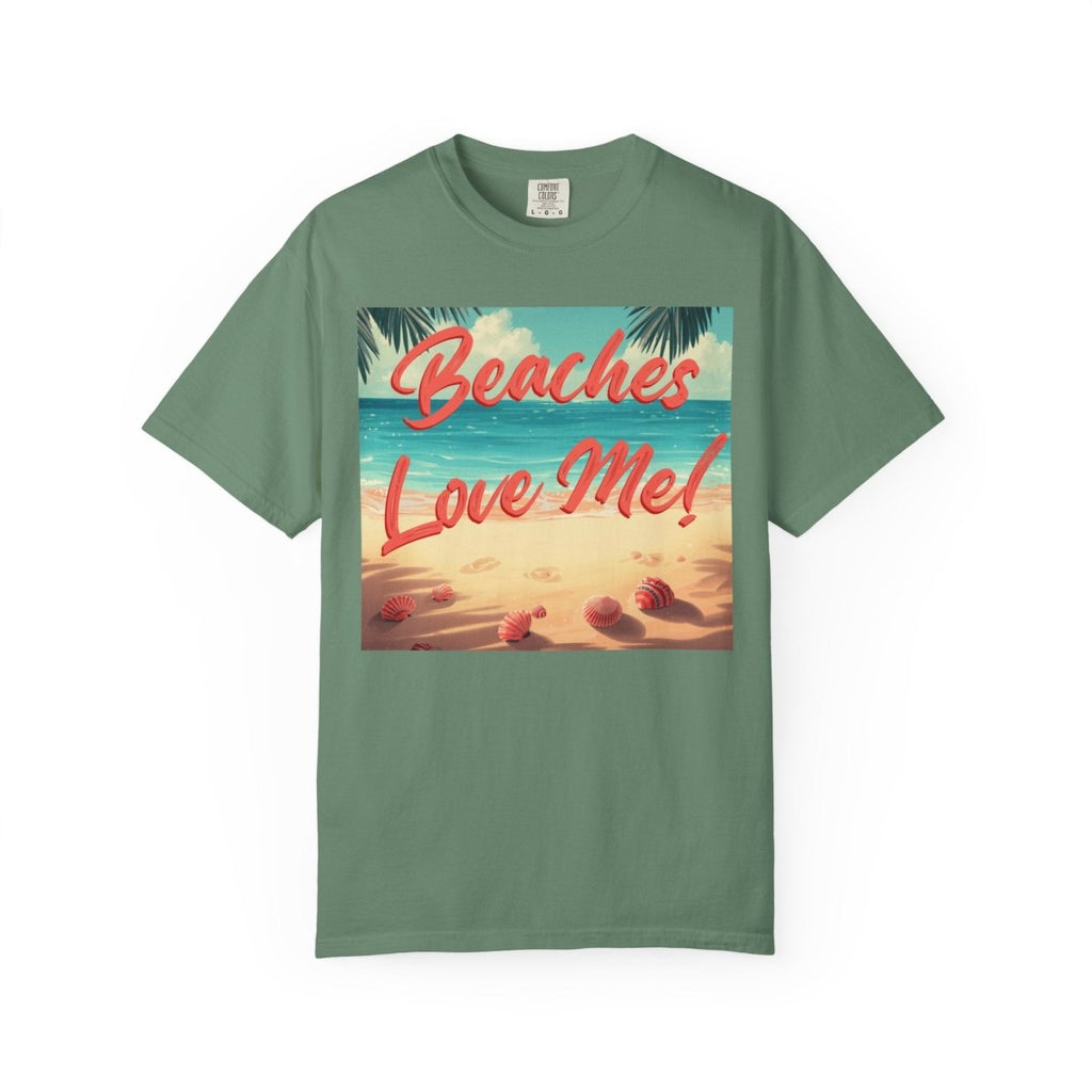 Print Beaches Love Me! Beach T-Shirt - Tropical Vintage Seaside Graphic Tee - Trusted Best Sellers™. All Rights Reserved. Trusted Best Sellers LLC.