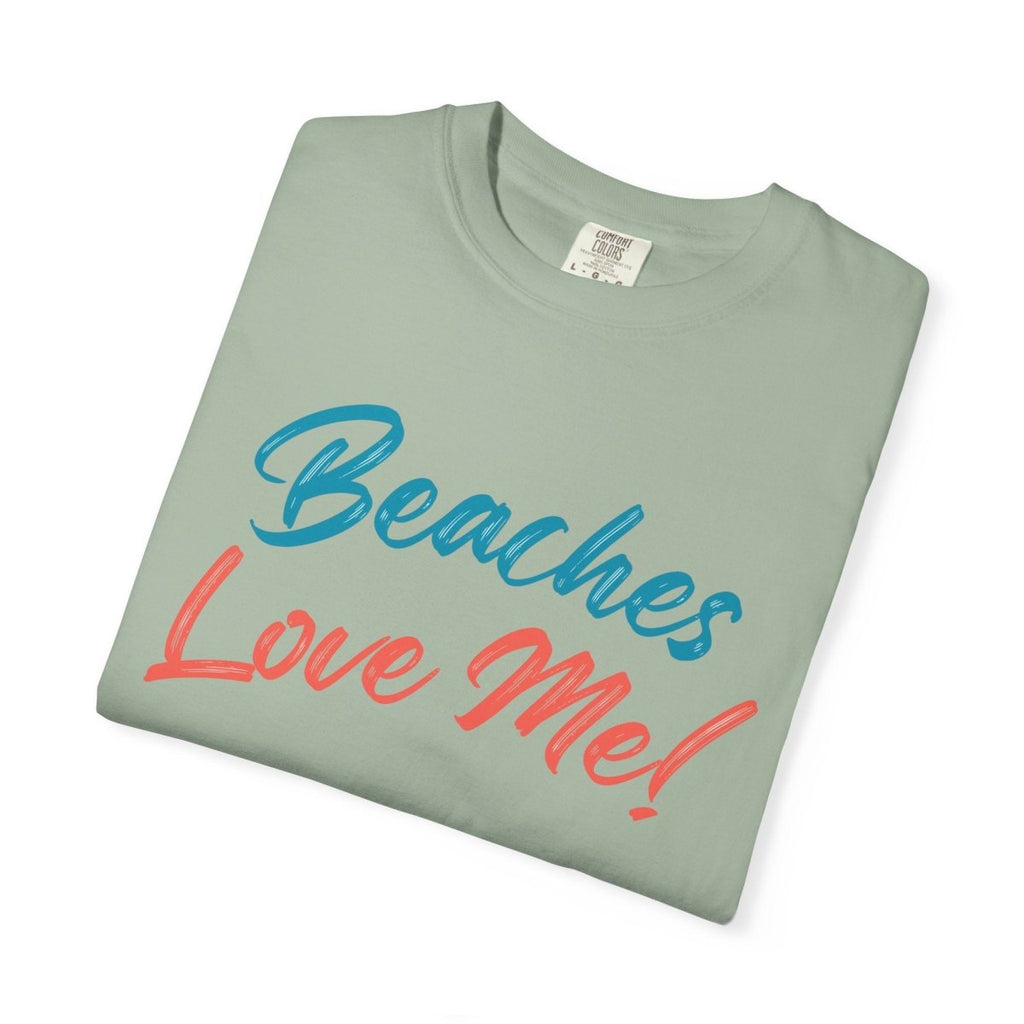 Shoreline Beaches Love Me! T Shirt - Blue Text - Trusted Best Sellers™