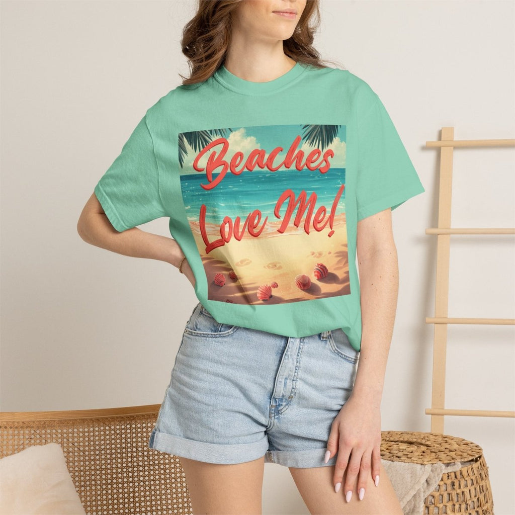 Print Beaches Love Me! Beach T-Shirt - Tropical Vintage Seaside Graphic Tee - Trusted Best Sellers™. All Rights Reserved. Trusted Best Sellers LLC.