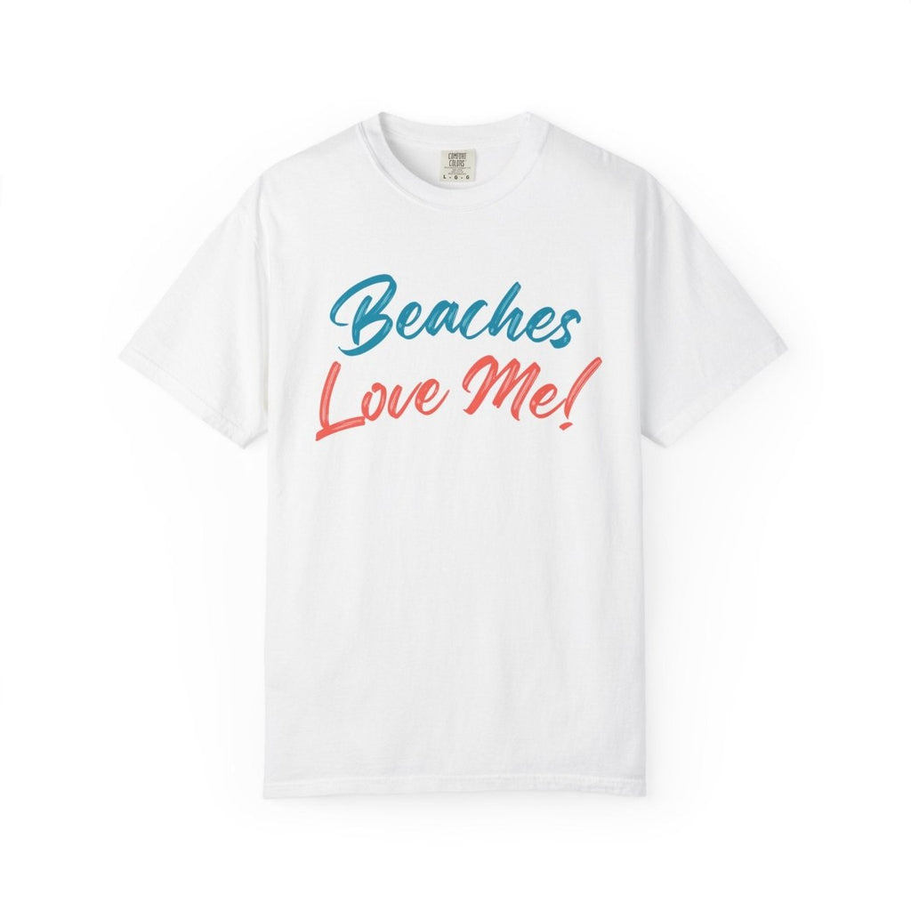 Shoreline Beaches Love Me! T Shirt - Blue Text - Trusted Best Sellers™