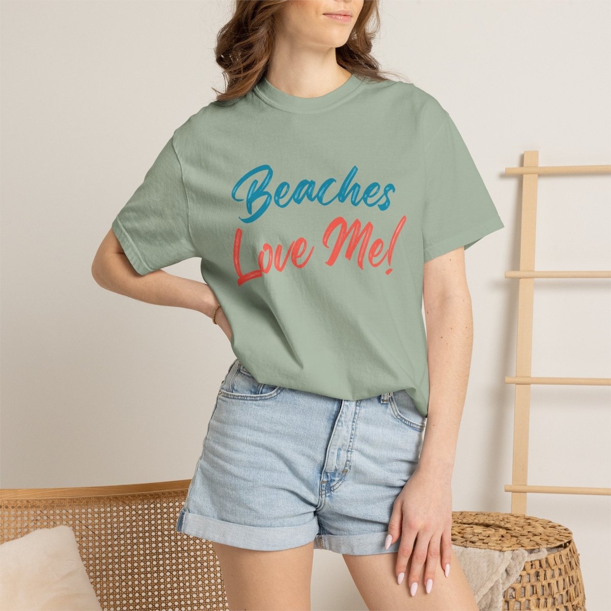 Shoreline Beaches Love Me! T Shirt - Blue Text - Trusted Best Sellers™