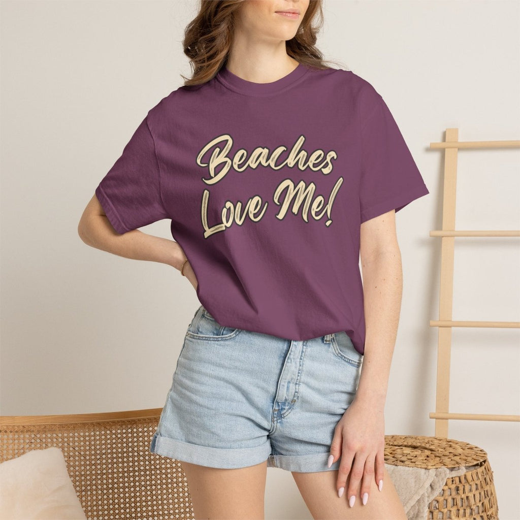 Tan Beaches Love Me! T‑Shirt - Trusted Best Sellers™