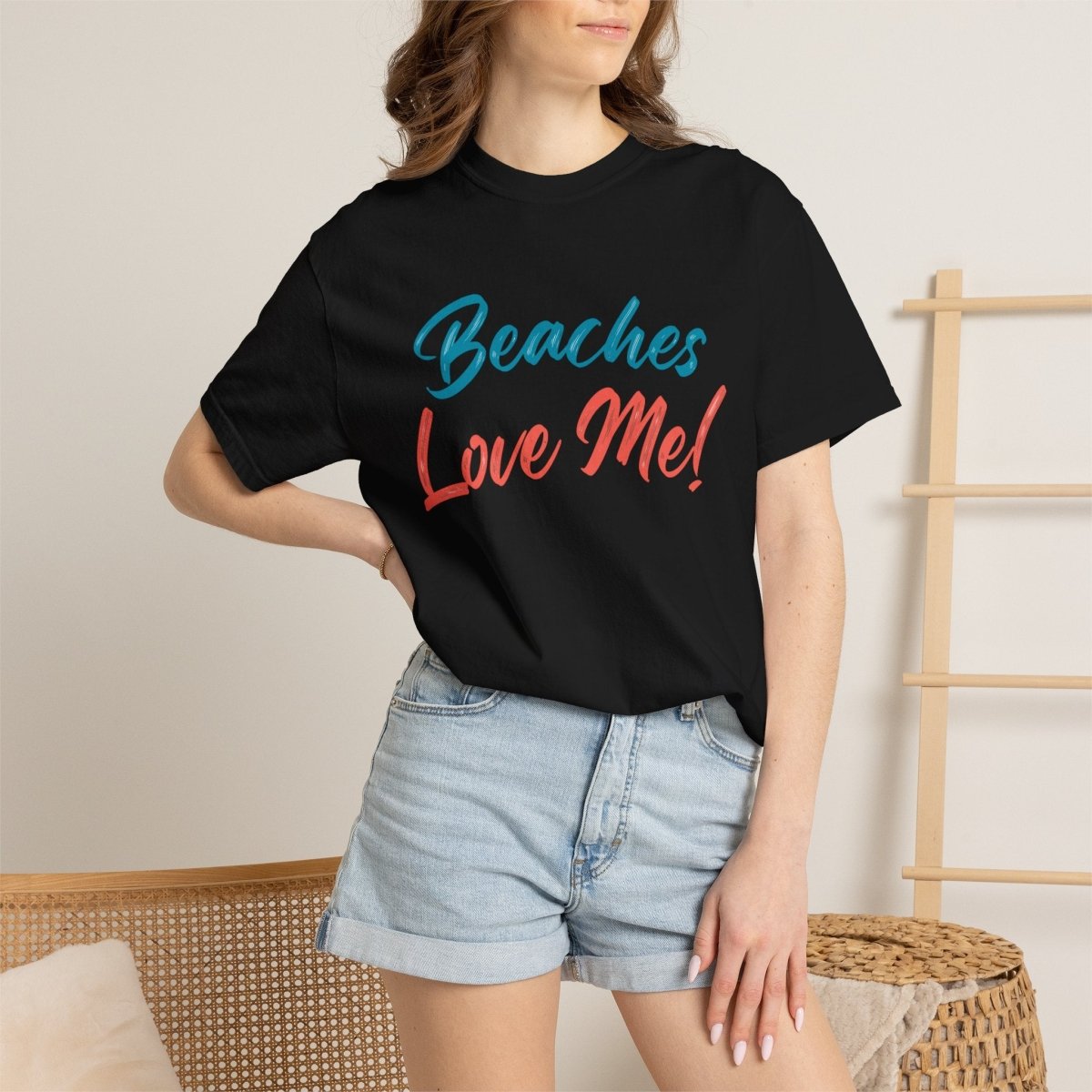 Shoreline Beaches Love Me! T Shirt - Blue Text - Trusted Best Sellers™
