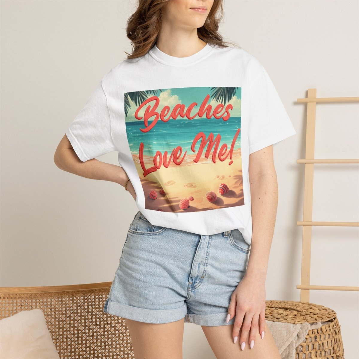 Print Beaches Love Me! Beach T-Shirt - Tropical Vintage Seaside Graphic Tee - Trusted Best Sellers™. All Rights Reserved. Trusted Best Sellers LLC.