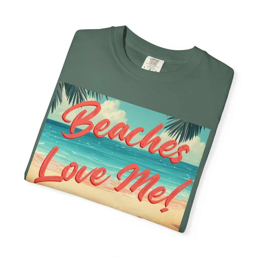 Print Beaches Love Me! Beach T-Shirt - Tropical Vintage Seaside Graphic Tee - Trusted Best Sellers™. All Rights Reserved. Trusted Best Sellers LLC.