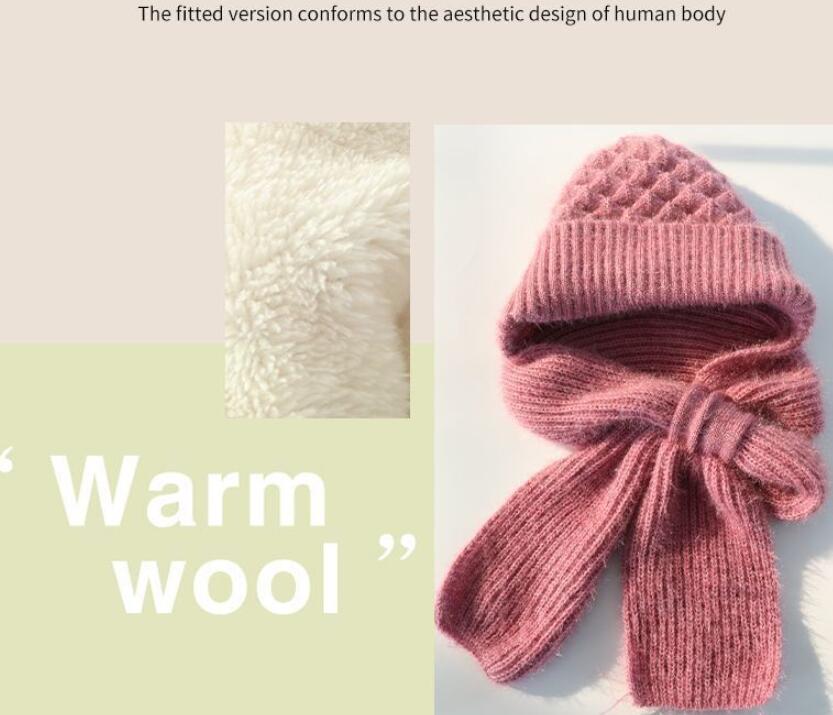 Women's Warm Winter Knitted Fleece-lined Scarf And Hat - Trusted Best Sellers™