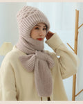Women's Warm Winter Knitted Fleece-lined Scarf And Hat - Trusted Best Sellers™