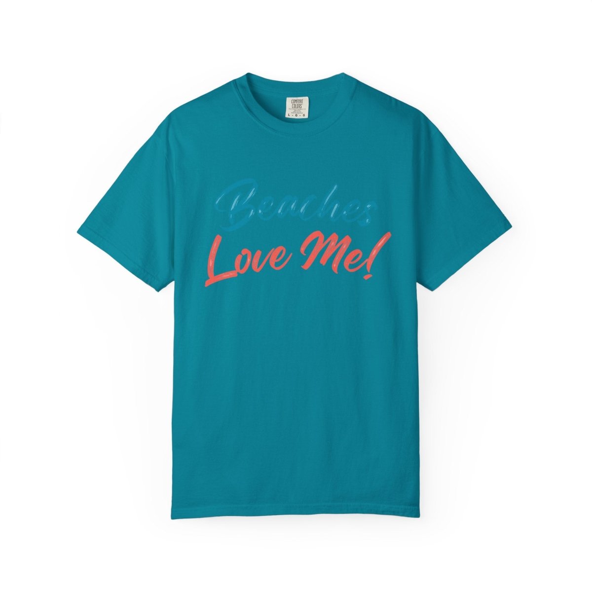 Shoreline Beaches Love Me! T Shirt - Blue Text - Trusted Best Sellers™