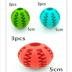 Interactive Rubber Slow Feeder Dog Ball - Trusted Best Sellers™