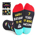 7th Birthday Socks – Funny Birthday Gift for Boys & Girls - Trusted Best Sellers™