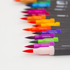 Double-ended Watercolor Pen with Washable Ink