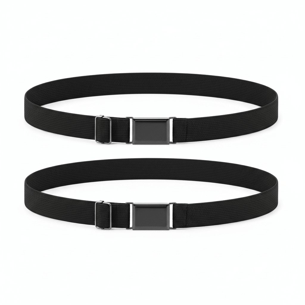 Adjustable Kids Elastic Belts Stretch Waist Belts - 2 Pack - Trusted Best Sellers™
