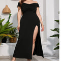The Bellavie™ Elegant Off-Shoulder Dress - Plus Sized - Trusted Best Sellers™. All Rights Reserved. Trusted Best Sellers LLC.