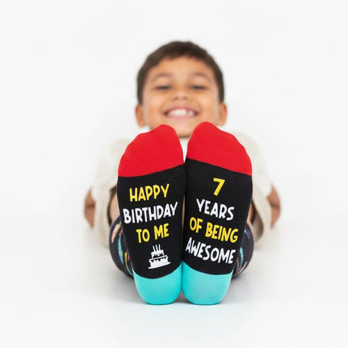 7th Birthday Socks – Funny Birthday Gift for Boys & Girls - Trusted Best Sellers™