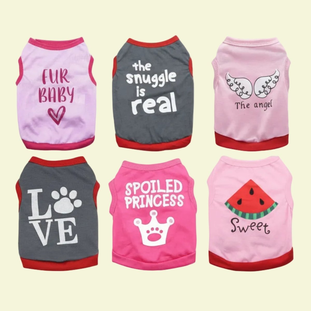 RuffStuff™ 6-Pack Extra-Small Pet T-Shirts – Pink Set - Trusted Best Sellers™. All Rights Reserved. Trusted Best Sellers LLC.