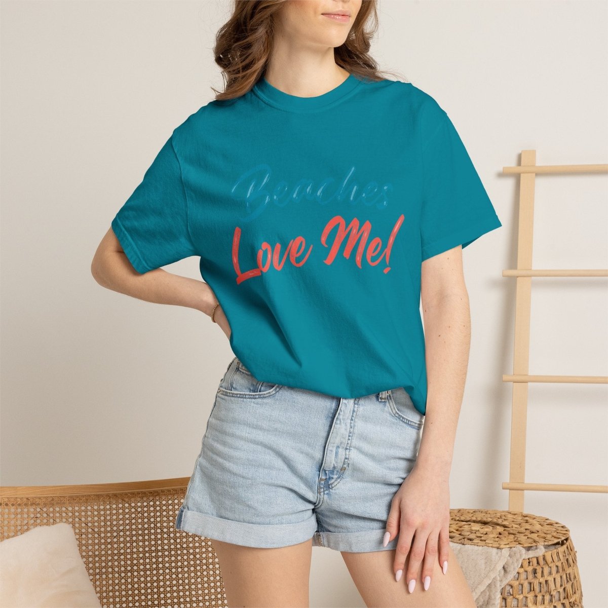 Shoreline Beaches Love Me! T Shirt - Blue Text - Trusted Best Sellers™