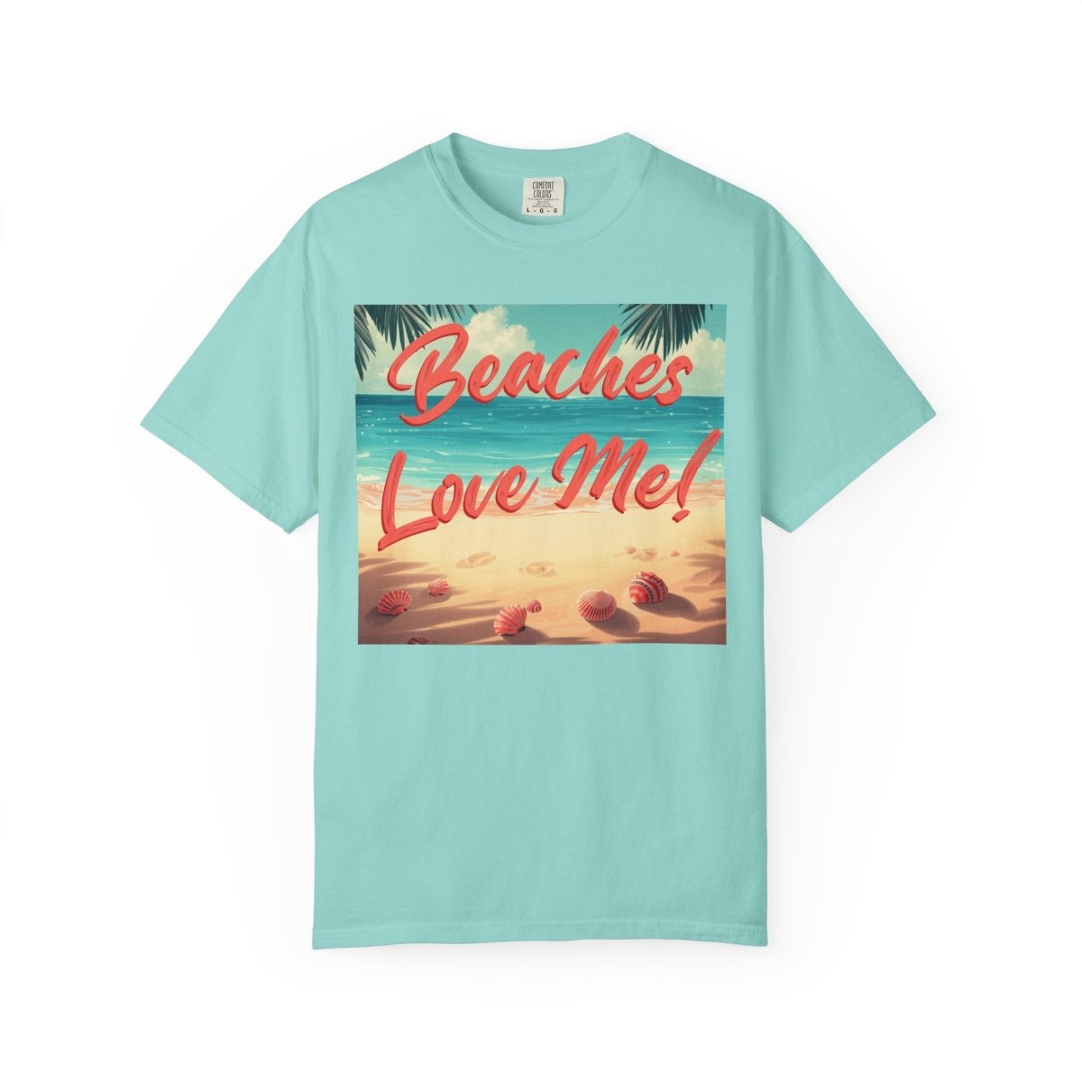 Print Beaches Love Me! Beach T-Shirt - Tropical Vintage Seaside Graphic Tee - Trusted Best Sellers™