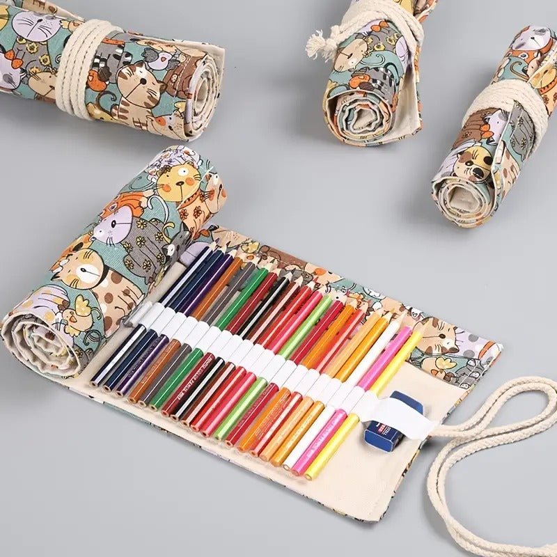 Cute Cat Cartoon Cotton Canvas Pen Holder Bag - 108 Holes - Trusted Best Sellers™. All Rights Reserved. Trusted Best Sellers LLC.