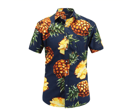 Printed Short Sleeve Beach Shirt with Pineapple Buttons - Trusted Best Sellers™. All Rights Reserved. Trusted Best Sellers LLC.