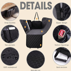 RuffStuff™ All-Sized Dog Waterproof Rear Seat Pet Protector