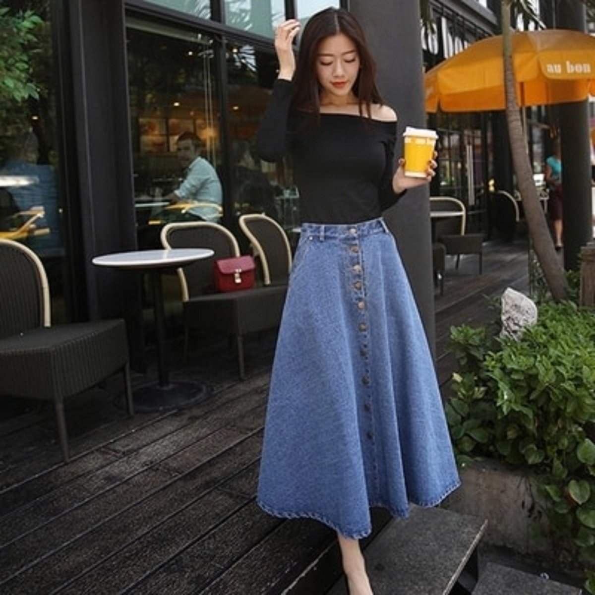 Classic A-Line Denim Skirt with Buttons - Trusted Best Sellers™. All Rights Reserved. Trusted Best Sellers LLC.
