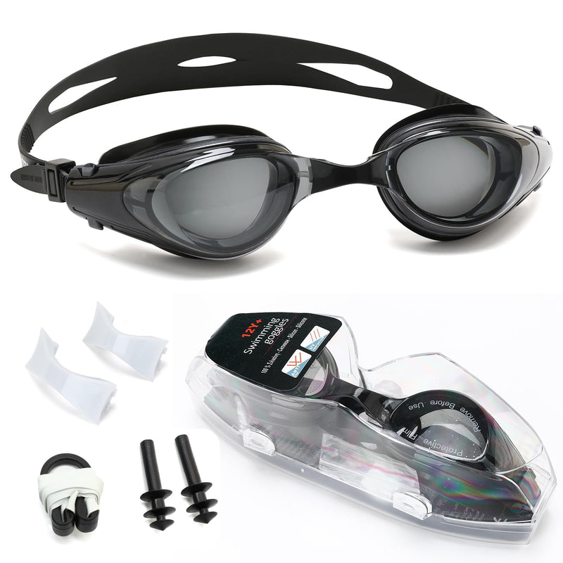 iGym Swim Goggles ShortSightedNearsighted Optical Swimming Goggles Anti-Fog UV Protection Adjustable Buckle For Women Men