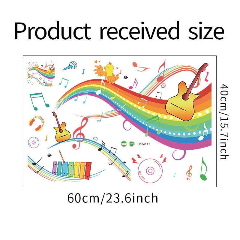 Rainbow Musical Notes Wall Sticker - Trusted Best Sellers™. All Rights Reserved. Trusted Best Sellers LLC.