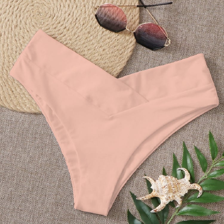 TBS Women's Solid Color Bikini Swim Bottoms - Trusted Best Sellers™