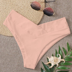 Women's Solid Color Bikini Swim Pants