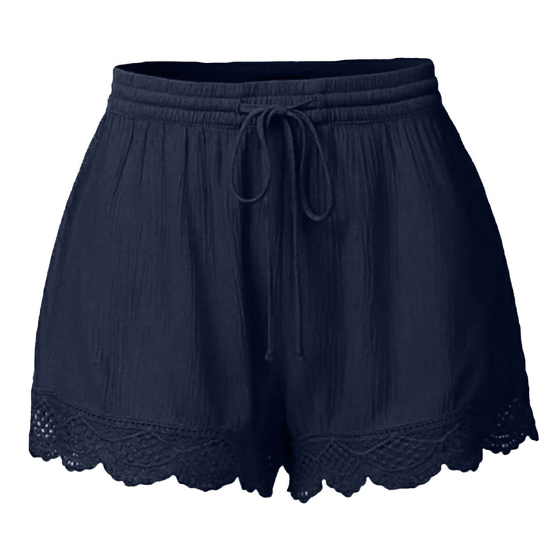 Shorts for Women with Pockets Summer Casual Loose Fit Resort Wear Beach Shorts Trendy 2025 Elastic Waist Shorts Clothes