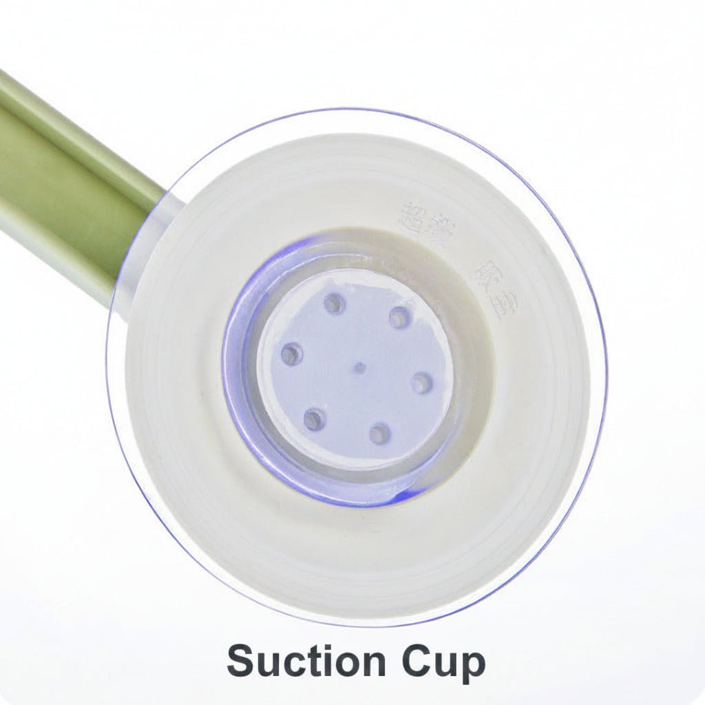 Close-up of the suction cups used by hooks in installation.