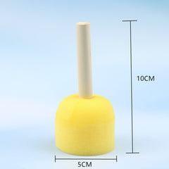 Children's Round Sponge Painting Brushes for Doodle Art