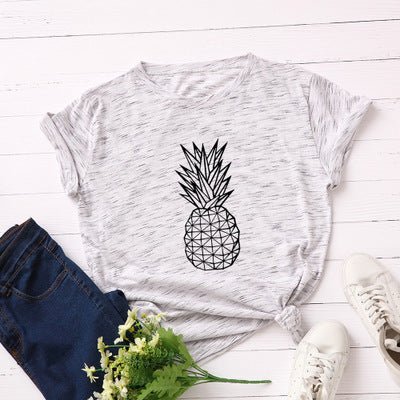 Women's Pineapple Print Cotton Short Sleeve T-Shirt - Trusted Best Sellers™. All Rights Reserved. Trusted Best Sellers LLC.