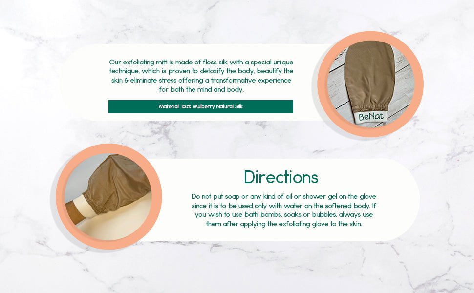 Silk Exfoliating Bath Gloves - Trusted Best Sellers™