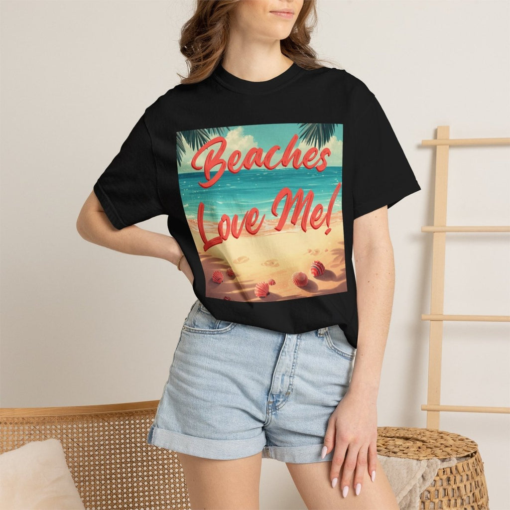 Print Beaches Love Me! Beach T-Shirt - Tropical Vintage Seaside Graphic Tee - Trusted Best Sellers™. All Rights Reserved. Trusted Best Sellers LLC.