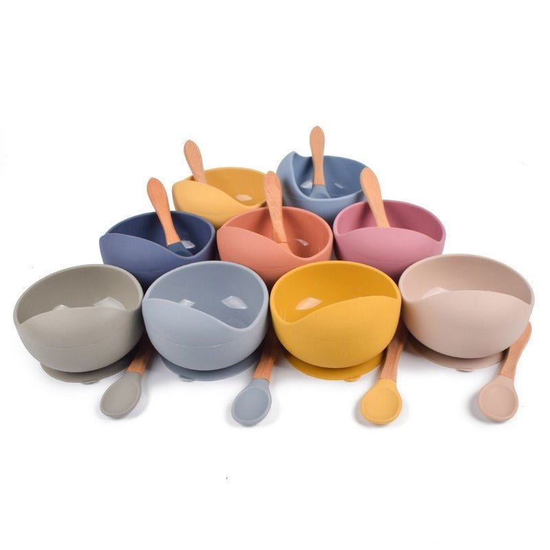 The Picky™ Soft Bite™ Food-Grade Silicone Training Spoon with Natural Wooden Handle for Infants & Toddlers - Trusted Best Sellers™