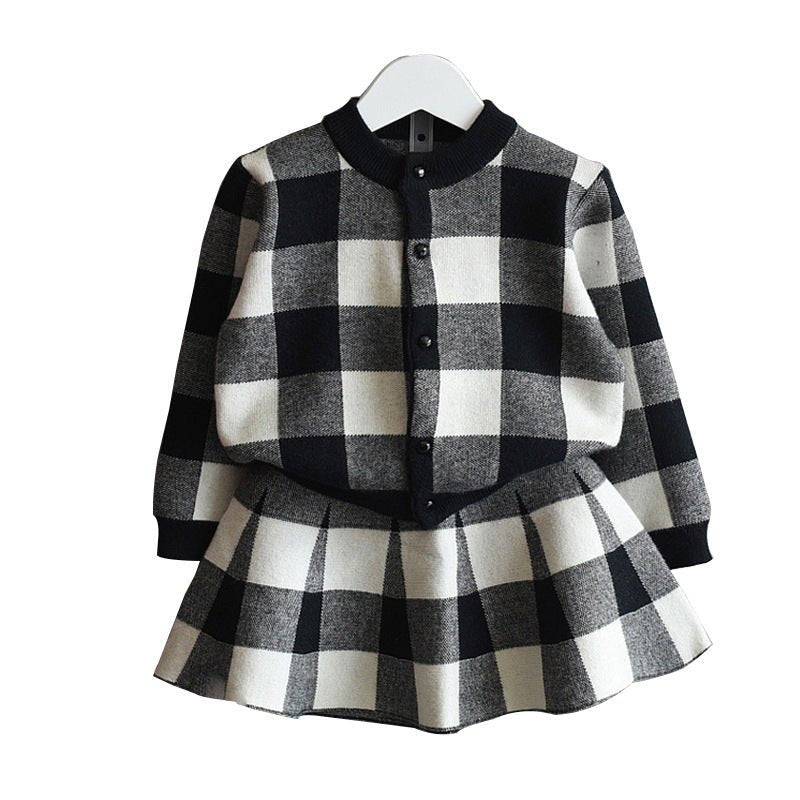 2020 Spring Korean Style Girls' Plaid Jacket Set - Trusted Best Sellers™