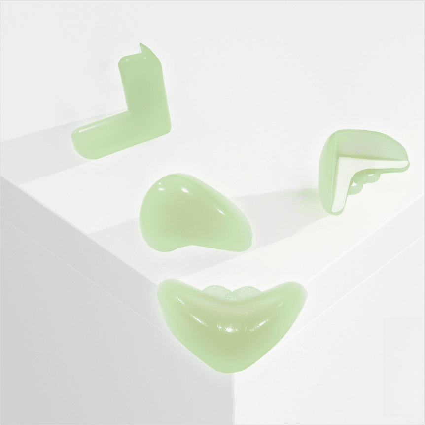 TBS Fluorescent Q-Bounce™ Glow-in-the-Dark Corner Protectors - Trusted Best Sellers™. All Rights Reserved. Trusted Best Sellers LLC.