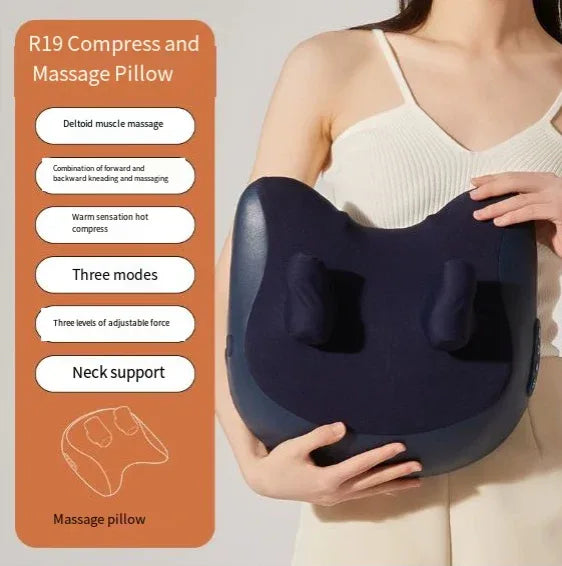 Neck & Shoulder Massage Pillow - Trusted Best Sellers™
