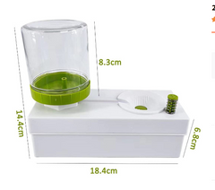 Brush Cleaning Device with Water Circulation System