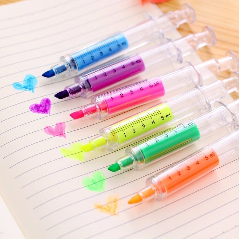 Creative Cute Colored Syringe Highlighter Markers - Trusted Best Sellers™. All Rights Reserved. Trusted Best Sellers LLC.