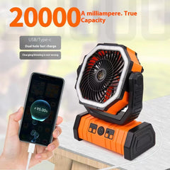 Outdoor Household Power Bank LED Light Camping Fan - Trusted Best Sellers™