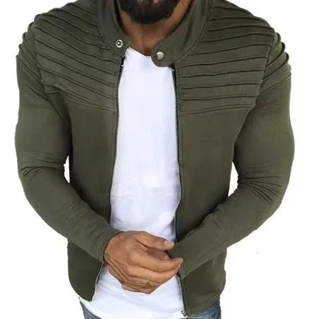 Men's Cotton-Blend Structured Full-Zip Jacket with Collar - Trusted Best Sellers™. All Rights Reserved. Trusted Best Sellers LLC.