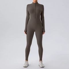 Fleece-Lined Yoga Jumpsuit - Trusted Best Sellers™
