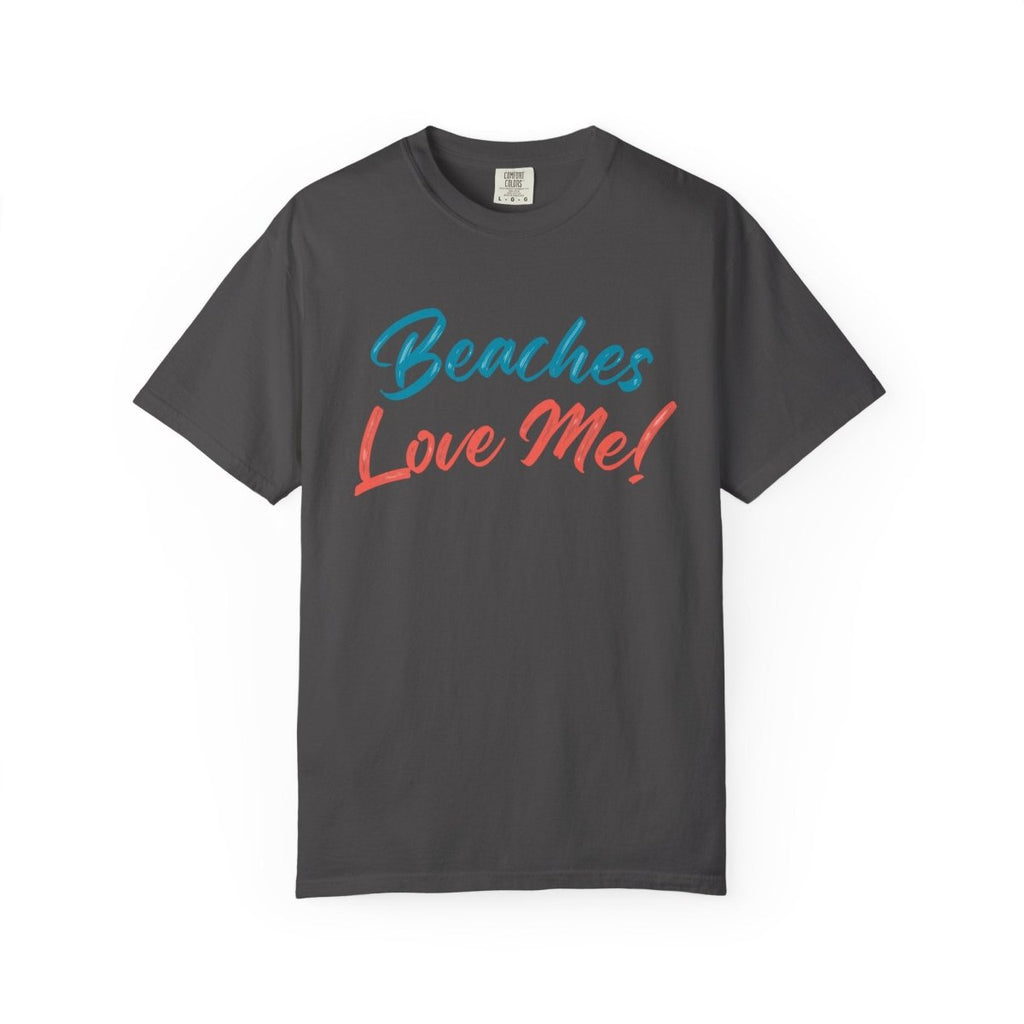 Shoreline Beaches Love Me! T Shirt - Blue Text - Trusted Best Sellers™